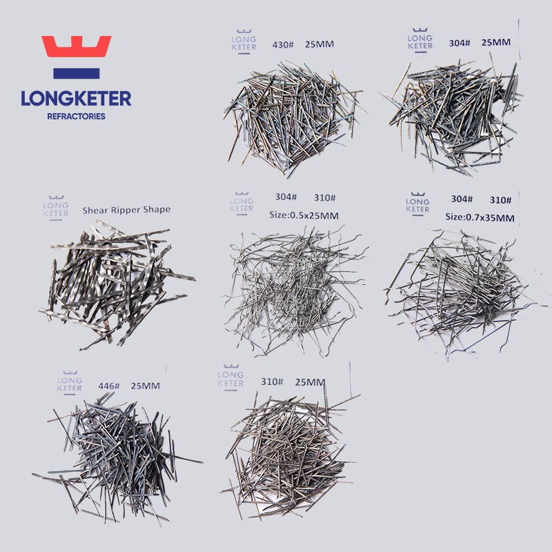 Eldfast rostfritt stålfiber